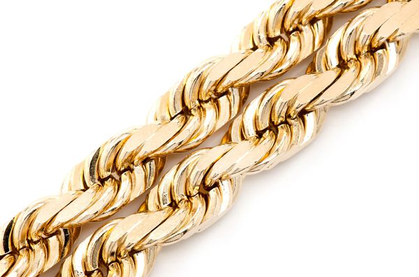 8MM Rope - 14k Solid Gold Bracelet