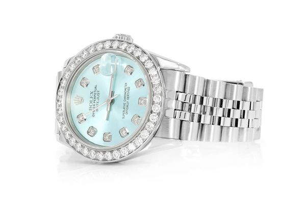 Rolex Datejust 31MM Steel (68240) - 1.50ctw Diamond Bezel