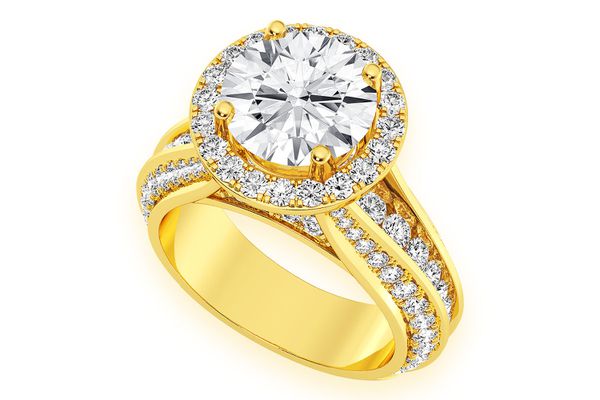 Monst - 2.00ct Round Solitaire - Diamond Engagement Ring - All Natural