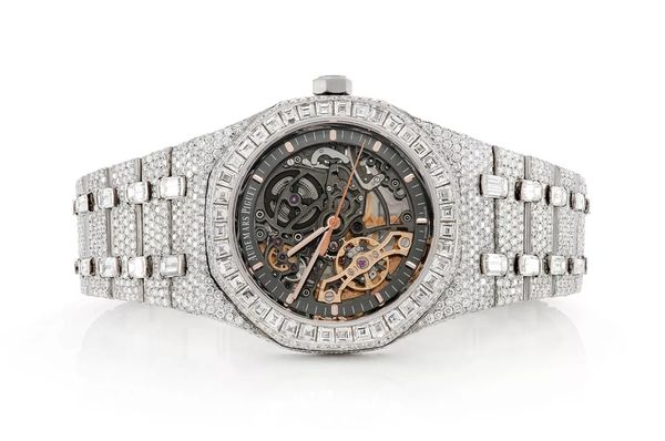 Icebox Audemars Piguet Royal Oak Skeleton 41MM Steel 35.00tw