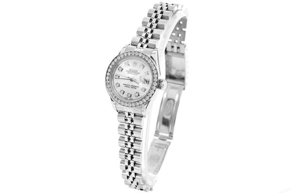 Rolex - Datejust 26 - 79174 - Steel - Custom Diamond Bezel & Dial - (500-06021)