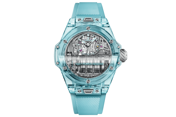 Hublot - Big Bang Mp-11 Power Reserve 14 Days Water Blue Sapphire - 911.jl.0129.rx - Sapphire Crystal (rb339)