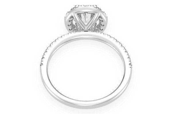 Thav - 1.00ct Oval Solitaire - Halo - Diamond Engagement Ring - All Natural