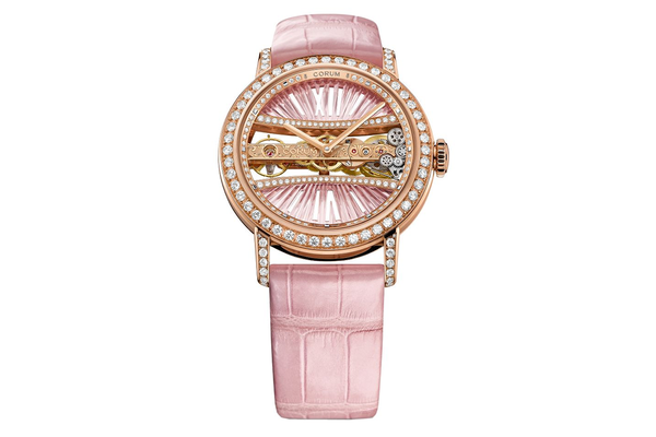 Corum - Lady Golden Bridge Round 39 - B113/03200 - Rose Gold (mb776)