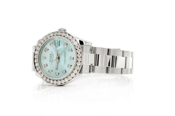 Rolex Datejust 31MM Steel (178240) - 1.75ctw Diamond Bezel