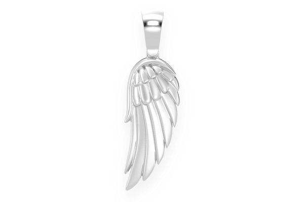 Angel Wing Pendant 14k Solid Gold