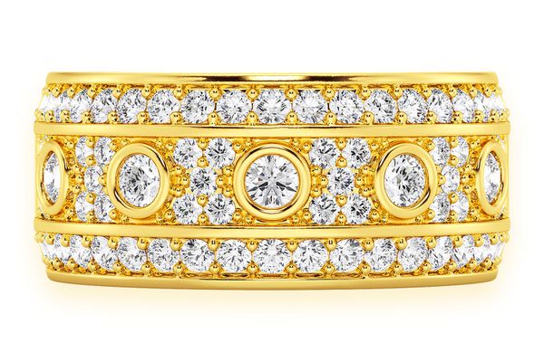 Signature Diamond Ring 14k Solid Gold 1.20ctw