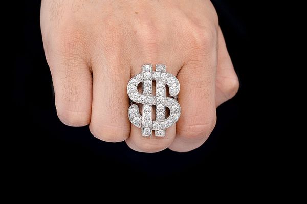 Super Dollar Diamond Ring 14k Solid Gold 9.25ctw