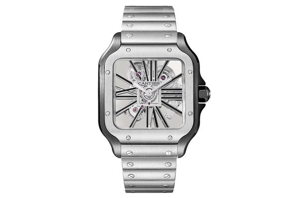 Cartier - Santos Skeleton - Whsa0027 - Stainless Steel (rb675)