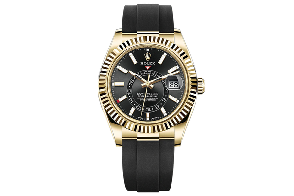 Rolex - Sky Dweller Oysterflex - 326238 - Yellow Gold