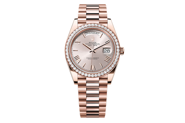 Rolex - Day-Date 40 - 228345rbr - Rose Gold & Diamonds (rb2042)