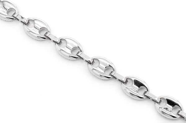 10.5MM Mariner Link Bracelet 14k   7.00ctw