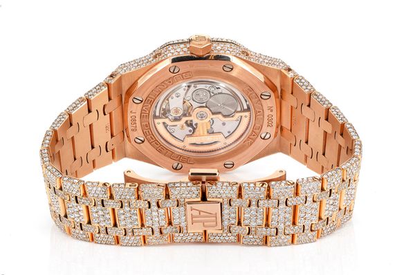 Audemars Piguet Royal Oak Perpetual Calendar Iced Out (500-06258)