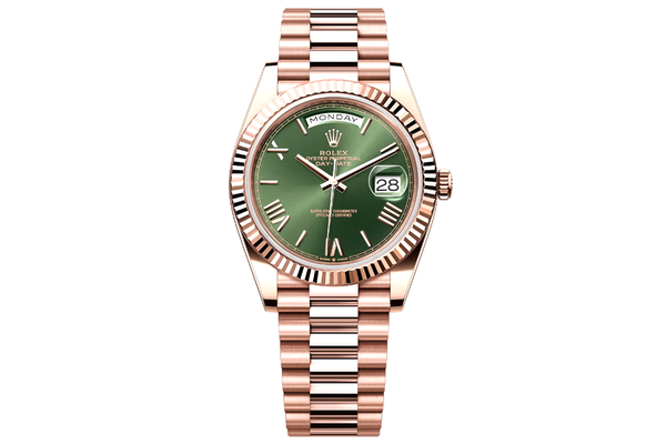 Rolex - Day Date 40 - 228235 - Rose Gold - Olive Dial