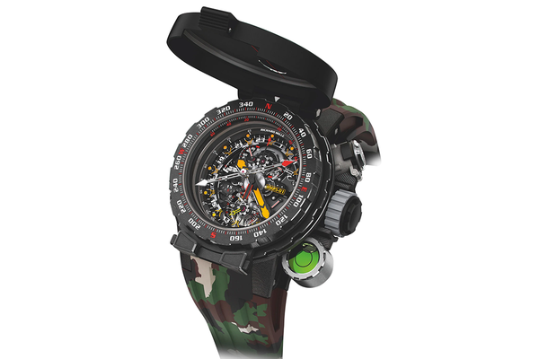 Richard Mille - Rm25-01 Manual Winding Tourbillon Chronograph Adventure - Carbon & Titanium (rb1403)