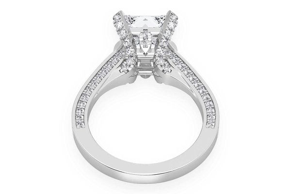 Chant - 2.00ct Princess Cut Solitaire - Diamond Engagement Ring - All Natural