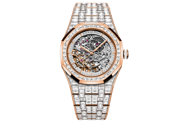 Audemars Piguet - Royal Oak Skeleton Factory Baguette - 15417or.zz.1267or.01.a - Rose Gold