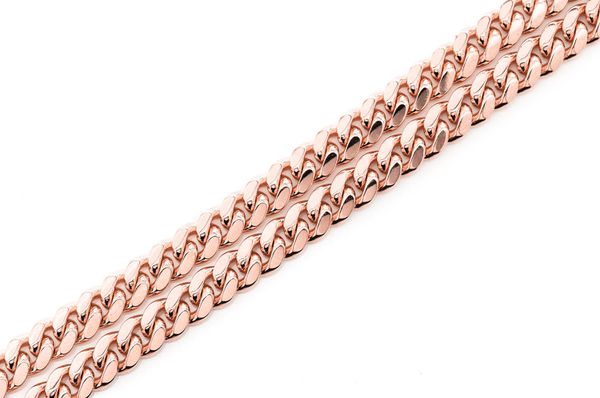 6MM Miami Cuban 14k Solid Gold Chain