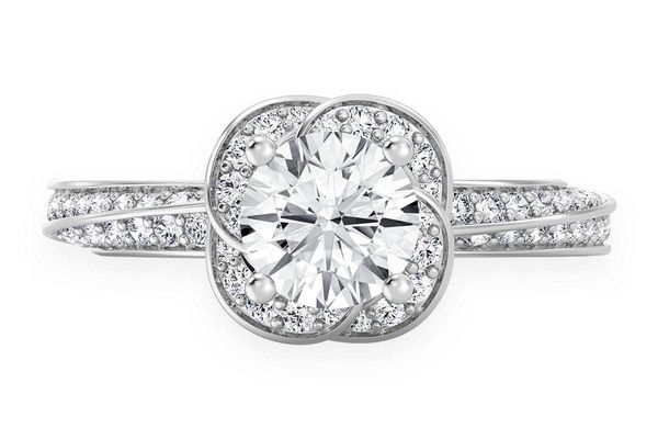 Flow - 2.00ct Round Solitaire - Diamond Engagement Ring - All Natural