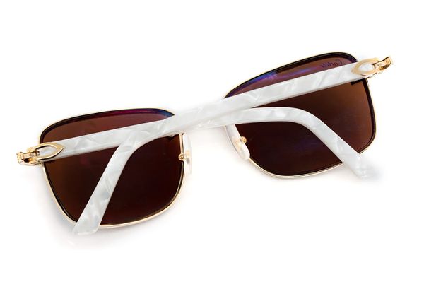 brown tint cartier glasses