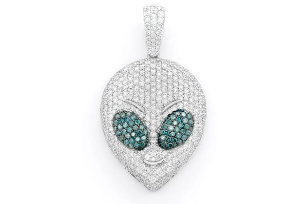 Icebox - Alien Head Pendant 14K