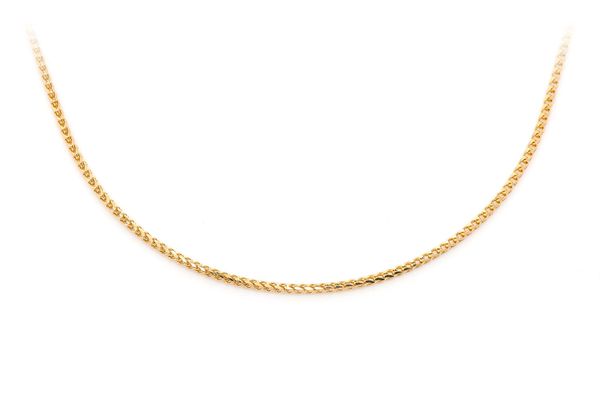 1MM Franco - 14k Solid Gold Bracelet