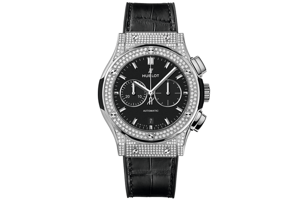 Hublot - Classic Fusion Chronograph Titanium Pavé - 541.nx.1171.lr.1704 - Titanium (rb474)