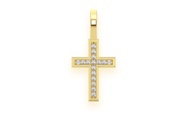 Icebox cross pendant sale