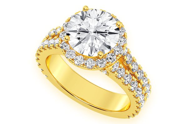 Sphinx - 2.00ct Round Solitaire - Split Shank - Engagement Ring - Natural Diamonds