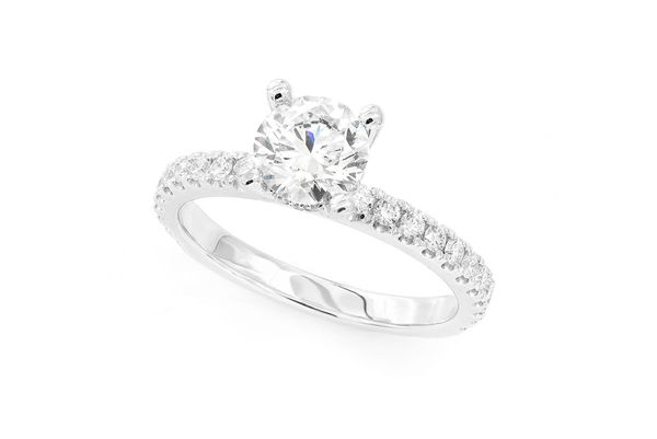 1.00ct Round Solitaire - Diamond Engagement Ring - All Natural