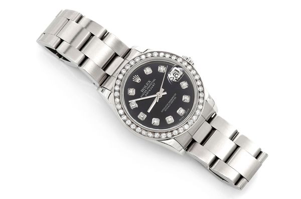 Rolex Datejust 31MM Steel (78240) - 1.00ctw Diamond Bezel