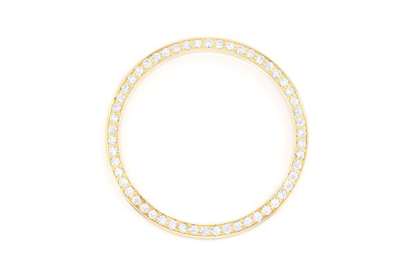 Icebox Diamond Bezel For 36MM Rolex 14k Solid Gold 1.10ctw