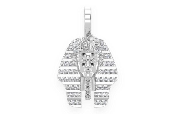 Pharaoh Diamond Pendant 14k Solid Gold 0.20ctw