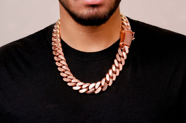 20MM Miami Cuban 14k Solid Gold Chain