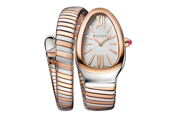 Bulgari - Serpenti Tubogas - 103708 - Rose Gold & Steel (rb1704)