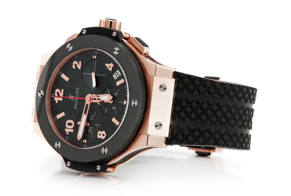 Z:  Hublot Rose Gold Rubber Strap