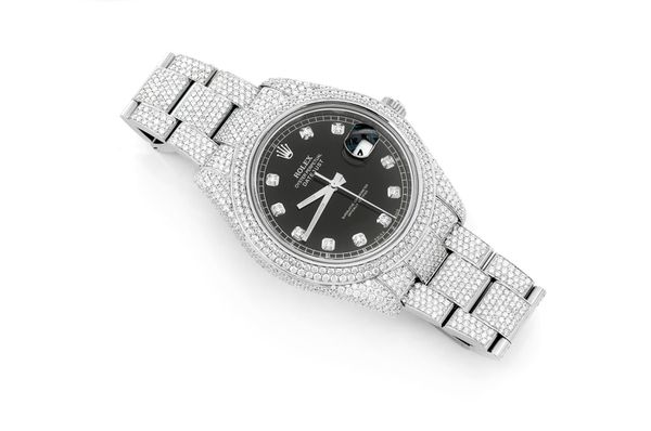 Rolex Datejust 41MM Steel (126334) - 15.50ctw Diamond Bezel