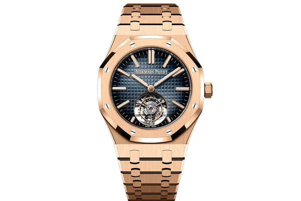 Audemars Piguet - Royal Oak Tourbillon - 26730or - Rose Gold - Blue Dial