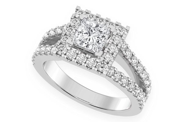 Sphinx - .75ct Princess Cut Solitaire - Diamond Engagement Ring - All Natural