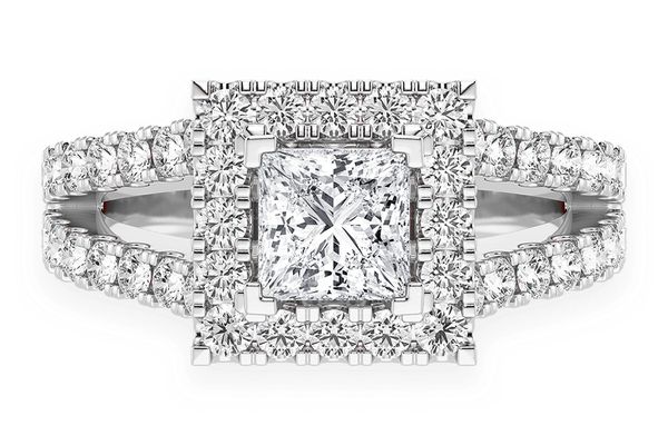 Sphinx - .75ct Princess Cut Solitaire - Diamond Engagement Ring - All Natural