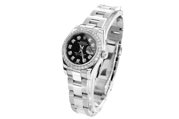 Rolex - Datejust 26 - 179160 - Steel - Custom Diamond Bezel & Dial - (500-06061)