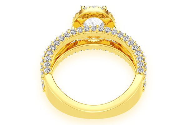 Tripp - 1.00ct Oval Diamond Engagement Ring 14k Solid Gold