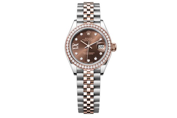 Rolex - Lady-Datejust 28 - 279381rbr - Rose Gold, Steel, & Diamonds (mb525)