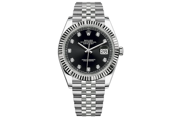 2024 Rolex - Datejust 41 - 126334g - Steel & White Gold Black Diamond Dial