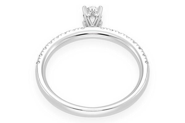 Thinn - .25ct Oval - Diamond Engagement Ring - All Natural