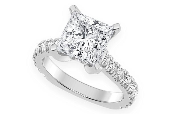 Thinn - 3.00ct Princess Cut - Diamond Engagement Ring - All Natural