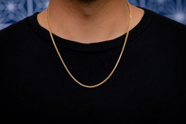 2MM Franco 14k Solid Gold Chain