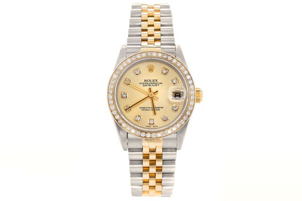 Rolex - Datejust 31 - 782730 - Steel & Gold - Custom Diamond Bezel & Dial - (500-06126)