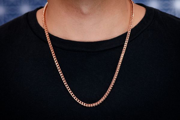 4MM Franco Chain 14k Solid Gold Chain