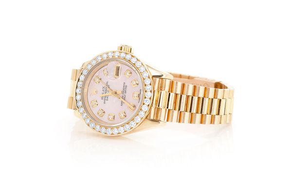 Rolex Datejust 18k Yellow Gold 26MM (69178) - 1.10ctw Diamond Bezel